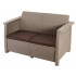 Скамья двухместная Toledo Love Seat капучино
