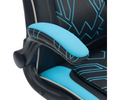 Кресло геймерское FLOKY NEXUS Aqua-Black черный/голубой