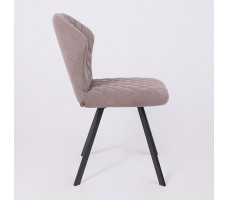 Стул ROBBY D b05 latte lux/черный