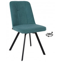 Стул поворотный IBIS-360 b15 бирюзовый/черный
