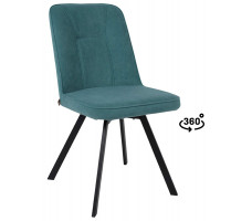 Стул поворотный IBIS-360 b15 бирюзовый/черный