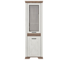 Шкаф Marselle REG1W1DP 66.5*45.5*210.5 ясень снежный/дуб сонома темный