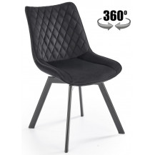 Стул поворотный Halmar K520 черный/черный