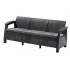 Скамья трехместная CORFU II MAX LOVE SEAT графит