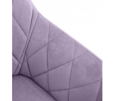 Стул Гальваник Диаманте лофт Catania Lavender / черный