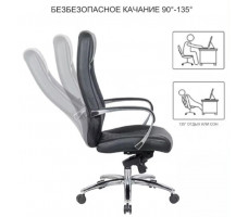 Кресло SitUp SICILY chrome (экокожа Black)