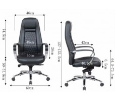 Кресло SitUp SICILY chrome (экокожа Black)