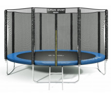 Батут Atlas Sport 404 см (13ft) Basic с внешней сеткой синий