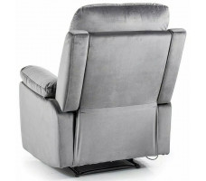 Кресло раскладное HALMAR SPENCER 1 Velvet Bluvel 14 серый