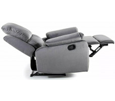 Кресло раскладное HALMAR SPENCER 1 Velvet Bluvel 14 серый