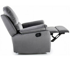 Кресло раскладное HALMAR SPENCER 1 Velvet Bluvel 14 серый