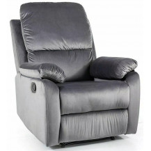 Кресло раскладное HALMAR SPENCER 1 Velvet Bluvel 14 серый