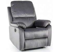 Кресло раскладное HALMAR SPENCER 1 Velvet Bluvel 14 серый