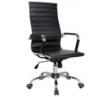 Кресло SitUp NEWPORT chrome (экокожа Black) (MIX-720)