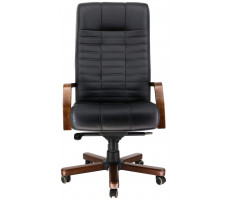 Кресло Everprof Atlant Wood Lux (Атлант) натуральная кожа