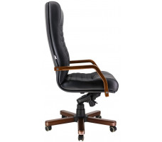 Кресло Everprof Atlant Wood Lux (Атлант) натуральная кожа