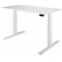 Стол с регулируемой высотой Ergo Desk Prime White 120*65*1,8