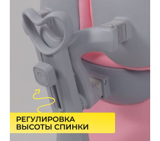 Кресло AksHome LEO (Лео) ткань розовый