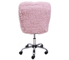 Кресло AksHome FLUFFY (флуффи) розовый
