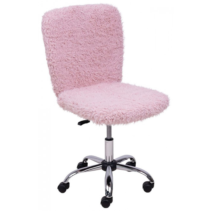 Кресло AksHome FLUFFY (флуффи) розовый