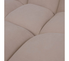Кресло поворотное AksHome GRANDE (Гранде) песочная ткань Linen Fabric-3/черный