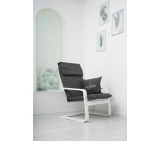 Кресло-качалка Calviano Soft 1 ткань серое