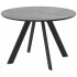 Стол Rondy-116 Dolmen Grey Premium Cer/черный