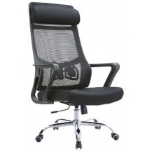 Кресло SitUp AURA (Аура) chrome (сетка Black/Black)