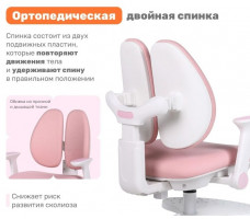 Кресло ортопедическое Yoka Niko (Нико) розовый