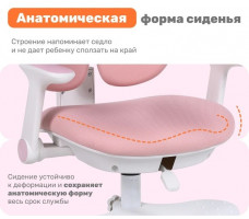 Кресло ортопедическое Yoka Niko (Нико) розовый