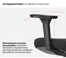 Кресло SPARX Pillow (Пиллоу) Black/Black черный/черный