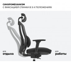 Кресло SPARX Pillow (Пиллоу) Black/Black черный/черный