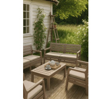 Комплект мебели Delano Rest Set (2 дивана, 2 кресла) капучино