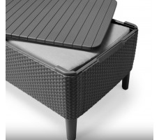 Набор садовой мебели Salemo 3-sofa set графит
