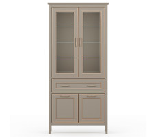 Шкаф Classic REG2W2D1S 95*40.5*203 глиняный серый