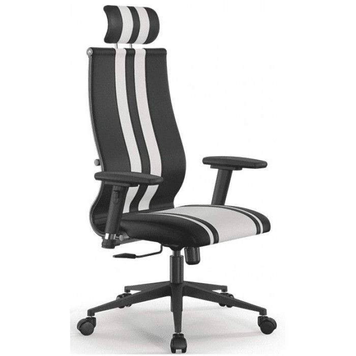 Кресло Metta ErgoLife Sit10 B2-187D EcoLeather Extra черный/бежевый