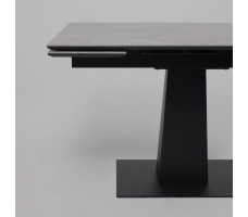 Стол раздвижной AV 2119 1200 (1800)*800 серый матовый LARKA GREY/черный