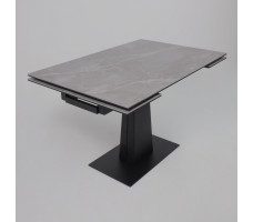 Стол раздвижной AV 2119 1200 (1800)*800 серый матовый LARKA GREY/черный