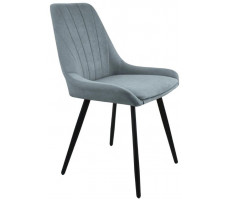Стул Гальваник Марино лофт Catania Silver / черный