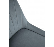 Стул Гальваник Марино лофт Catania Silver / черный