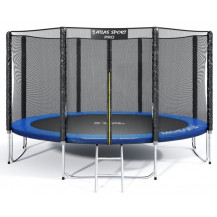 Батут Atlas Sport 374 см - 12ft PRO (усиленные опоры) синий Батут Atlas Sport 374 см - 12ft PRO (усиленные опоры) синий