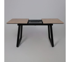 Стол AV 1208 HPL+МДФ 1200 (1600)*800 Дуб Вотан/черный