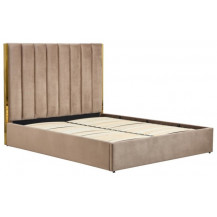 Кровать HALMAR PALAZZO 160*200 бежевый/золотой