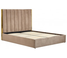 Кровать HALMAR PALAZZO 160*200 бежевый/золотой