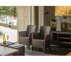 Комплект садовой мебели Palermo Balcony коричневый