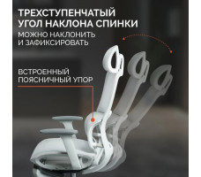 Кресло SPARX Luster (Лустер) White/White белый/белый