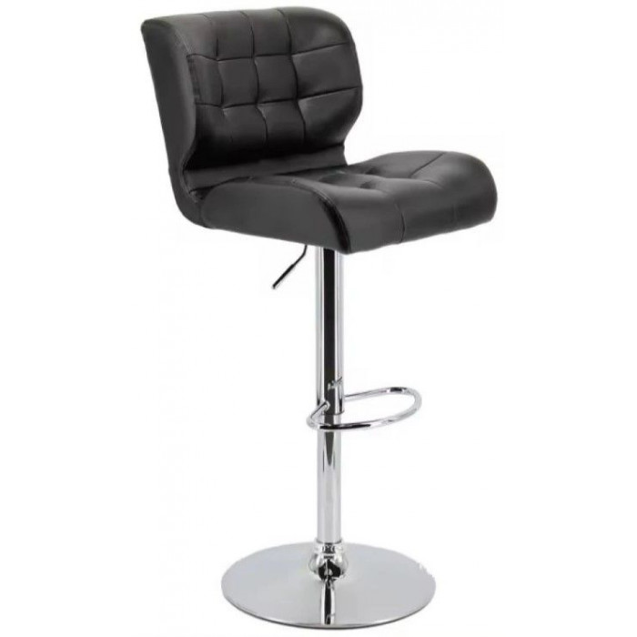 Стул барный SitUp FONTANA сhrome (экокожа Black)