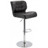 Стул барный SitUp FONTANA сhrome (экокожа Black)