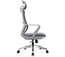 Кресло SitUp POINT GREY chrome (сетка Grey/ Grey)