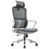 Кресло SitUp POINT GREY chrome (сетка Grey/ Grey)